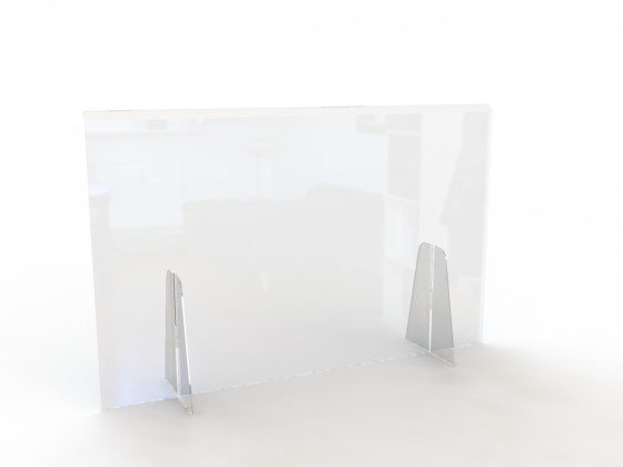 Экран-завеса защитный/экран противовирусный (настольный) 1000*750 мм "WOW SHIELD"