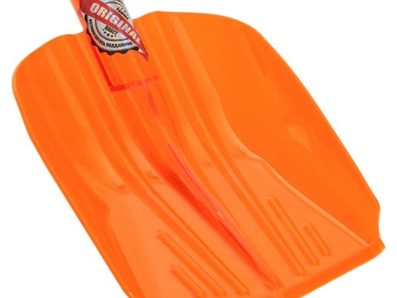 Снегоуборочная лопата из поликарбоната Эталон Auto ковш 225*340*60 мм, длина 880 мм