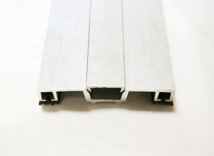 Прижимная планка скрытого монтажа алюминиевая AL Imper (универсальная) 80 мм (PU.80.d)
