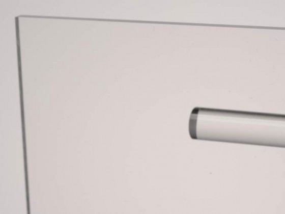 Абразивостойкий (нецарапающийся) монолитный поликарбонат LEXAN FMR5XT - 3 мм, бесцветный