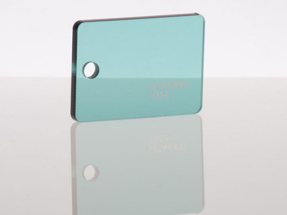 Литьевое оргстекло Setacryl, толщина 3 мм, серо-зеленый прозрачный 1056