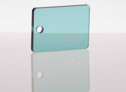 Литьевое оргстекло Setacryl, толщина 3 мм, серо-зеленый прозрачный 1056