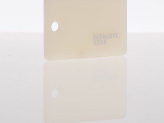 Литьевое оргстекло Setacryl, толщина 3 мм, слоновая кость 2218