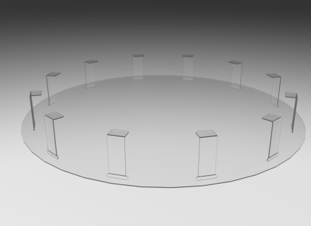 Защитный экран сфера для вентиляционной решетки D-850 мм «WOW SHIELD»