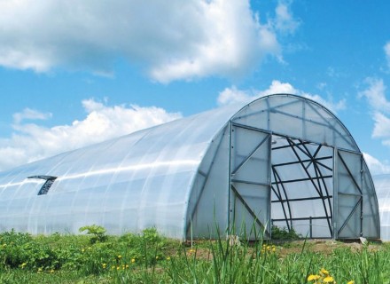 Фермерская теплица (ширина 7,5 метров)