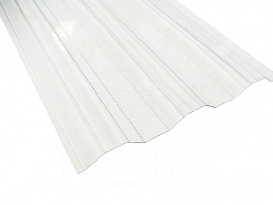 Профилированный поликарбонат Borrex толщина 0,8 мм, прозрачный