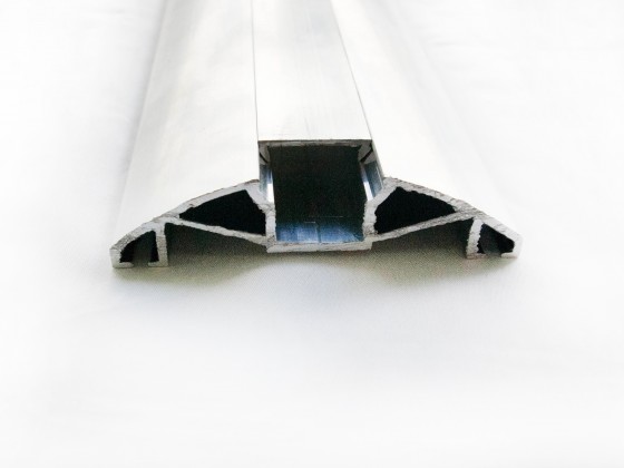 Прижимная планка скрытого монтажа алюминиевая AL Imper с анодированным покрытием (верхняя) 80 мм (PV.80.d)