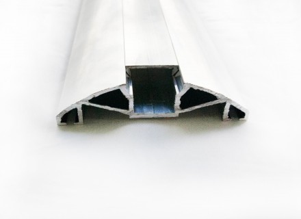 Прижимная планка скрытого монтажа алюминиевая AL Imper с анодированным покрытием (верхняя) 80 мм (PV.80.d)