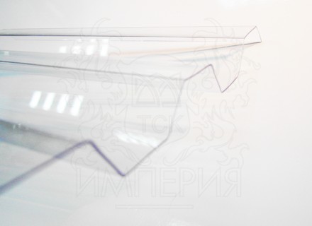 Профилированный поликарбонат Borrex толщина 1,3 мм, прозрачный