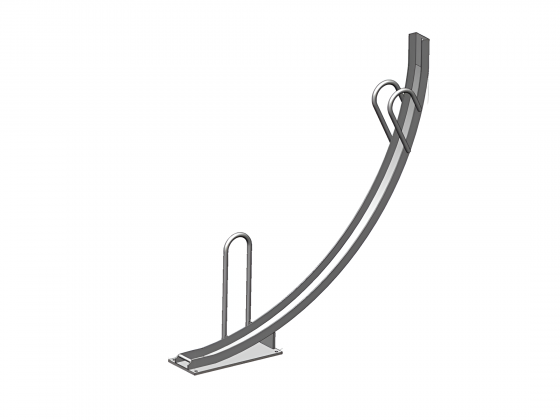 Велопарковка 45 градусов на 1 место