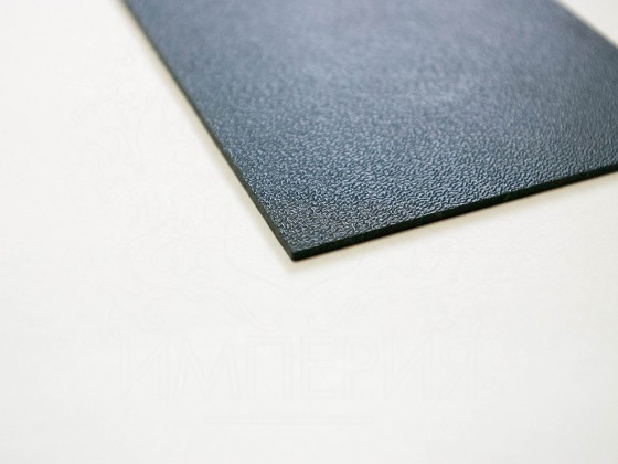 Полистирол с тиснением "Манка", черный, 2 мм