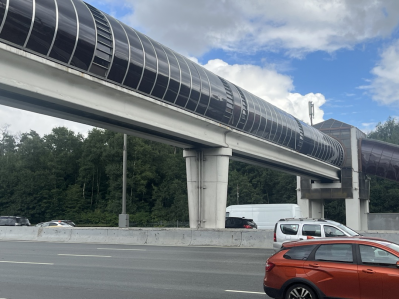 Готовые объекты - Пешеходный переход МКАД | съезд на Рублевское ш.