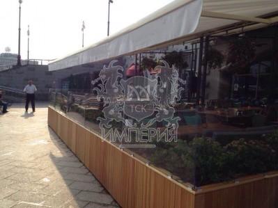 Готовые объекты - Ограждение в ресторане гостиницы 