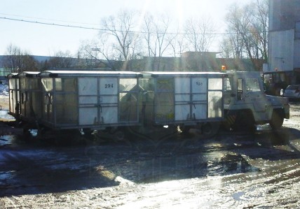 Готовые объекты - Контейнеры для перевозки чемоданов.