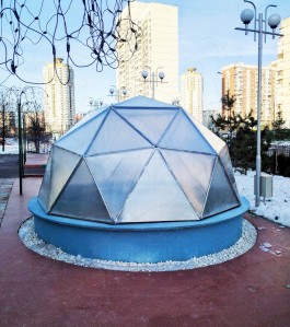 Готовые объекты - Купол над фонтаном (на зимний период)