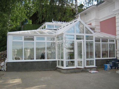 Готовые объекты - Крыша из поликарбоната №1