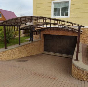Готовые объекты - Навес в частном доме
